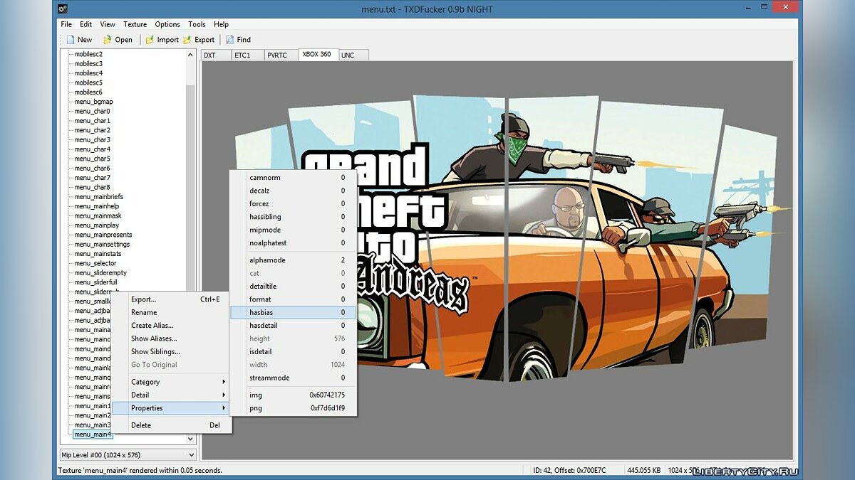 Скачать TXDFucker (сборки 415 и 777) для GTA Vice City (iOS, Android)