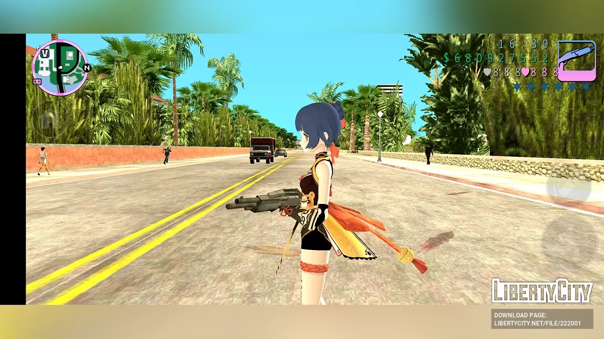 Xiang Ling из Genshin Impact / GTA Vice City (iOS, Android)