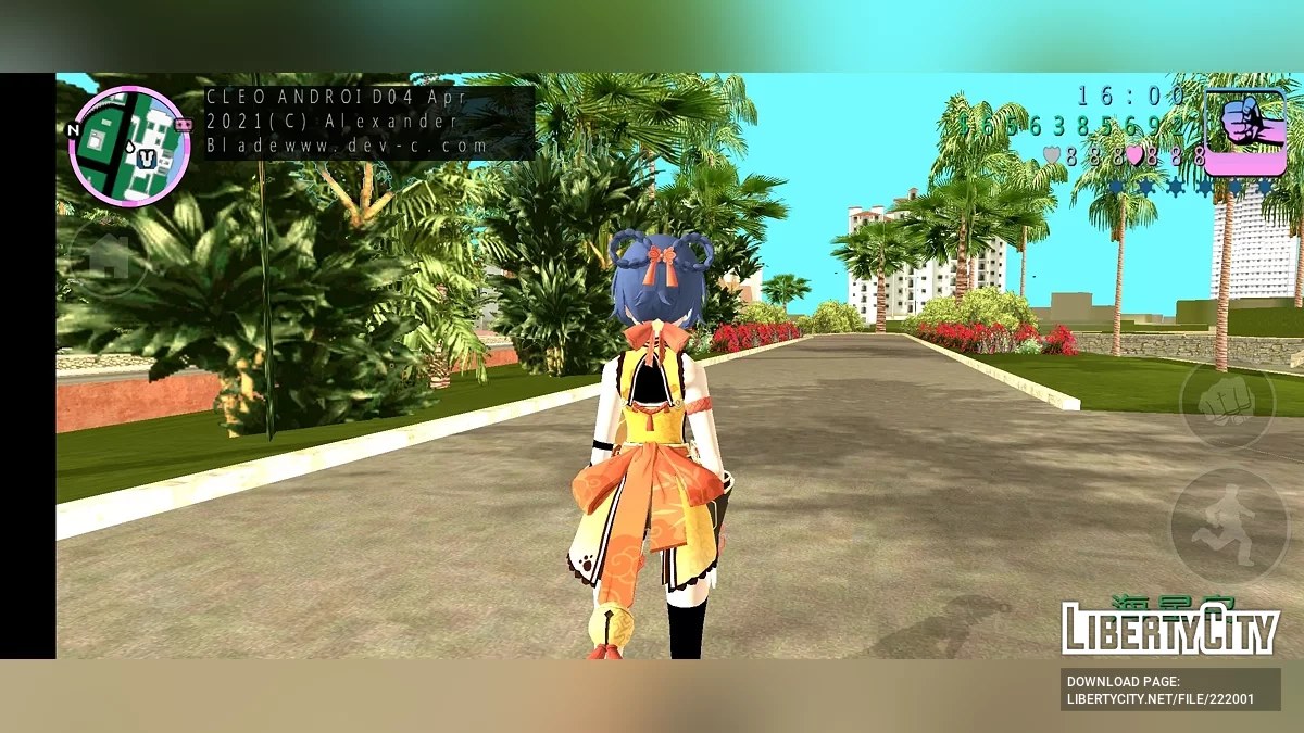 Xiang Ling из Genshin Impact / GTA Vice City (iOS, Android)