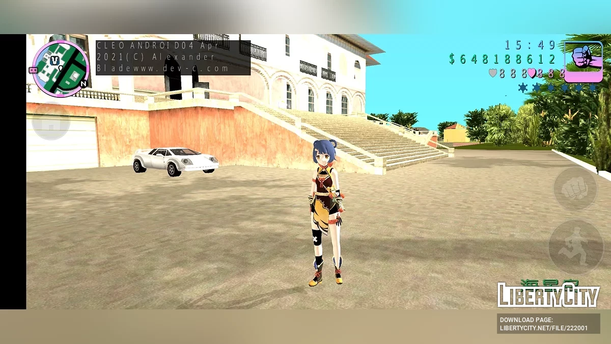 Xiang Ling из Genshin Impact / GTA Vice City (iOS, Android)