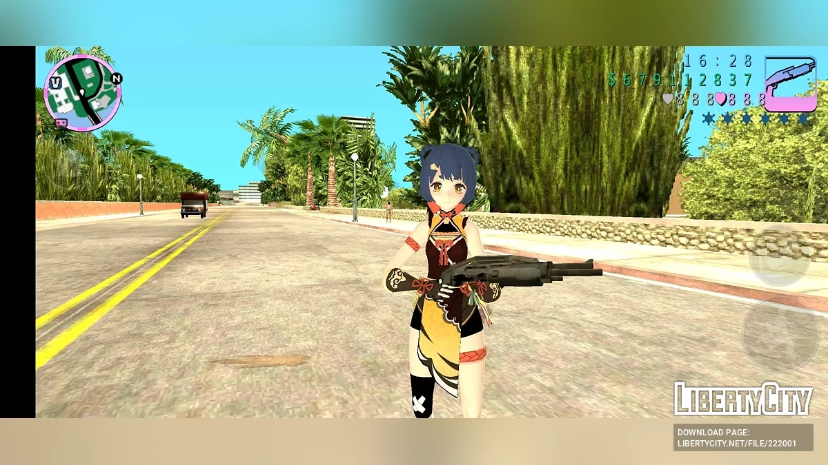 Xiang Ling из Genshin Impact / GTA Vice City (iOS, Android)