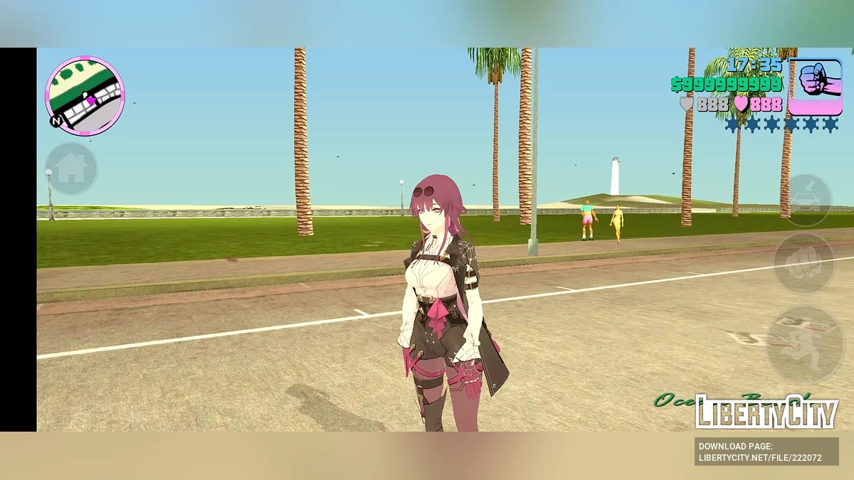 Kafka из Honkai: Star Rail / GTA Vice City (iOS, Android)