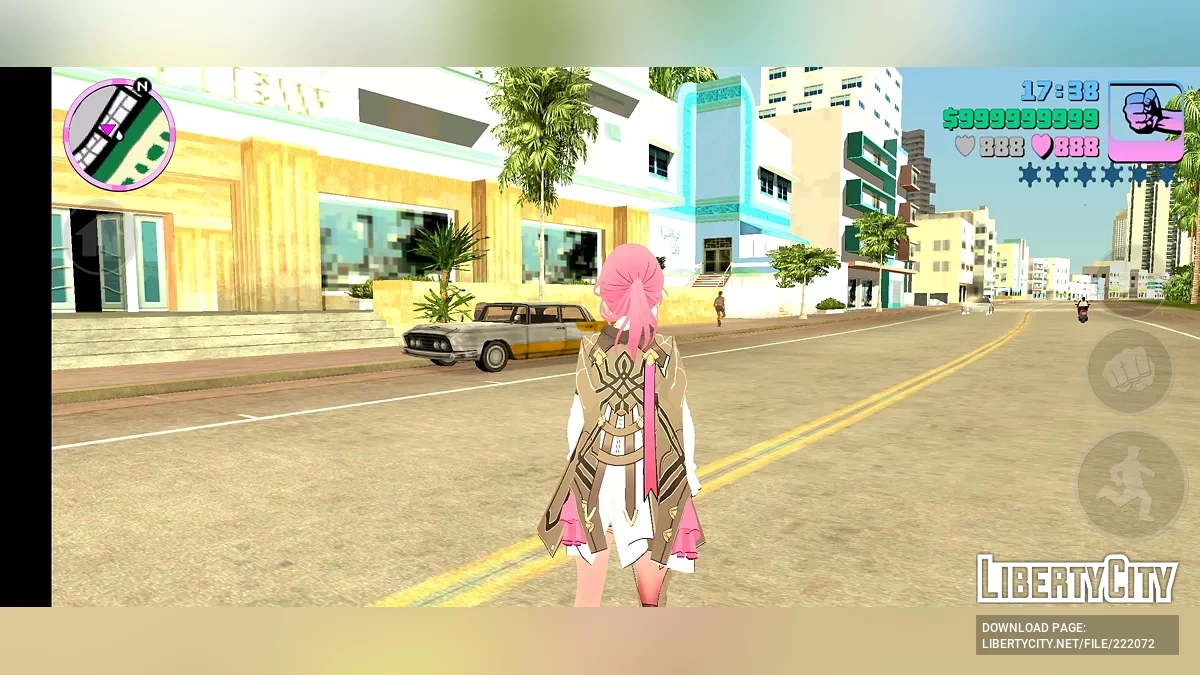 Kafka из Honkai: Star Rail / GTA Vice City (iOS, Android)