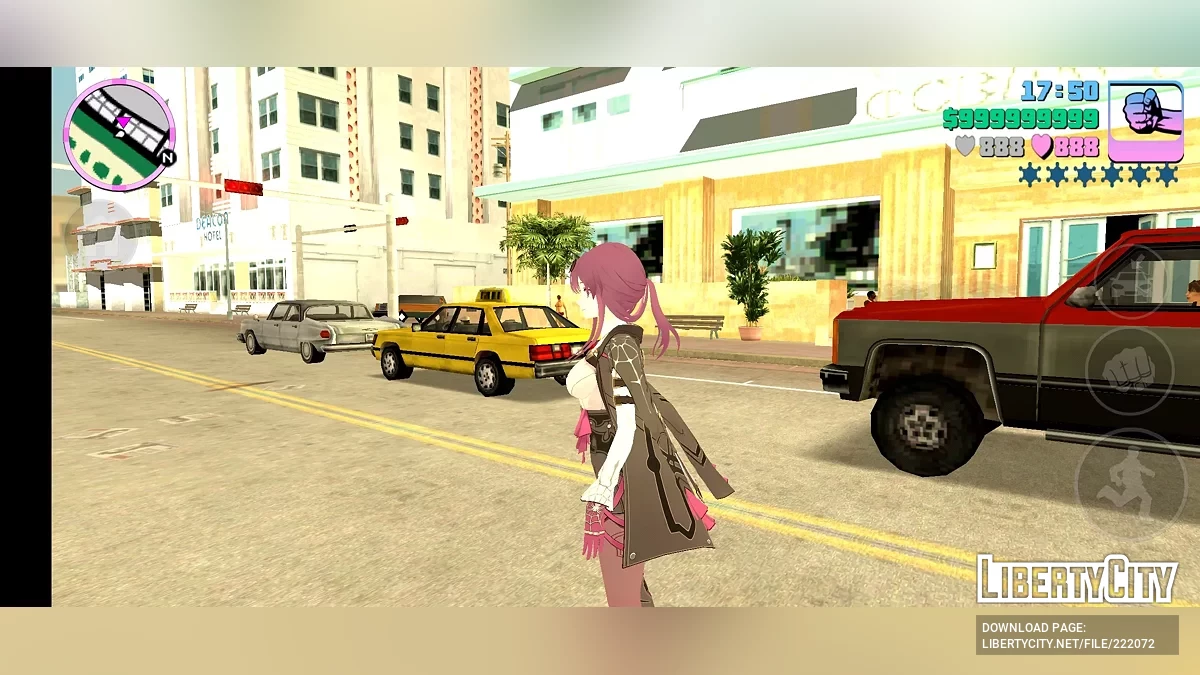 Kafka из Honkai: Star Rail / GTA Vice City (iOS, Android)
