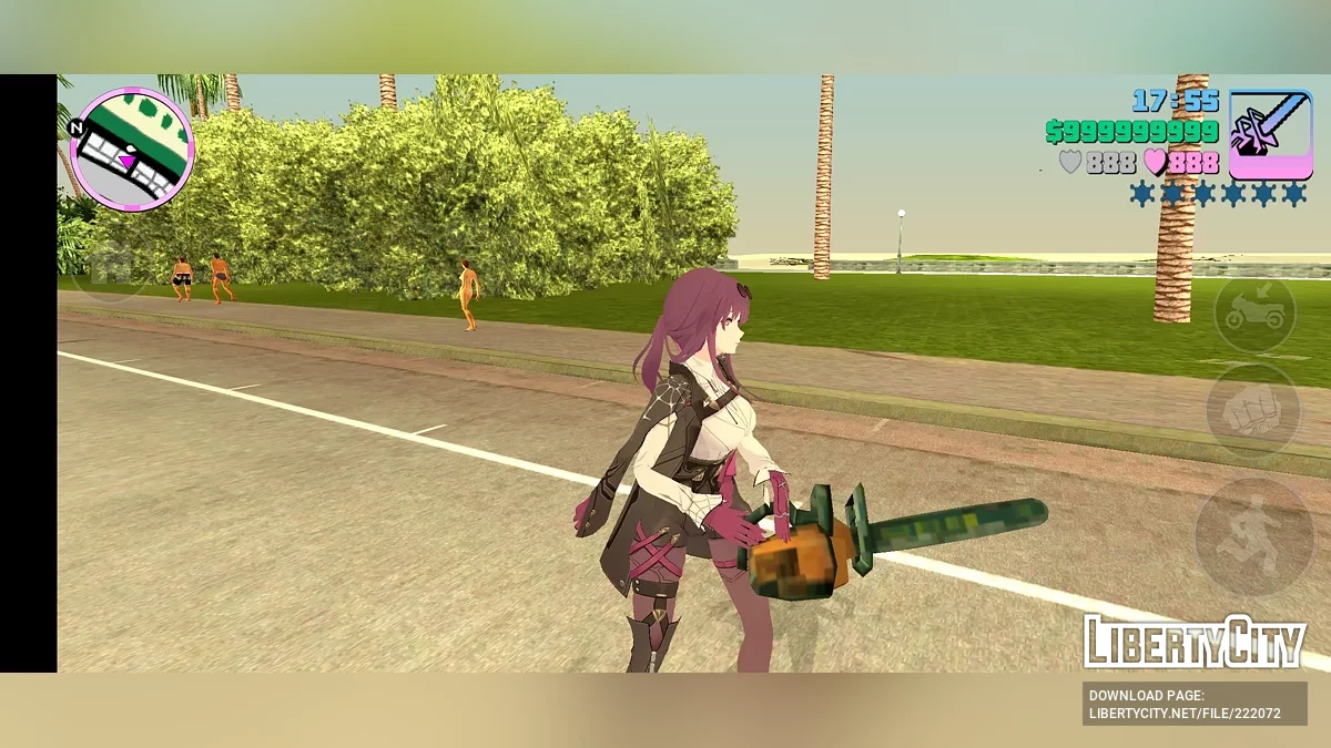 Kafka из Honkai: Star Rail / GTA Vice City (iOS, Android)