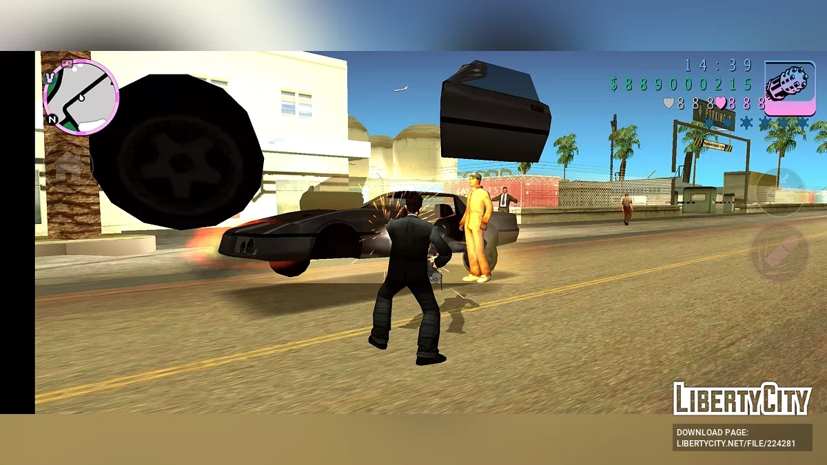 Клод в костюме / GTA Vice City (iOS, Android)