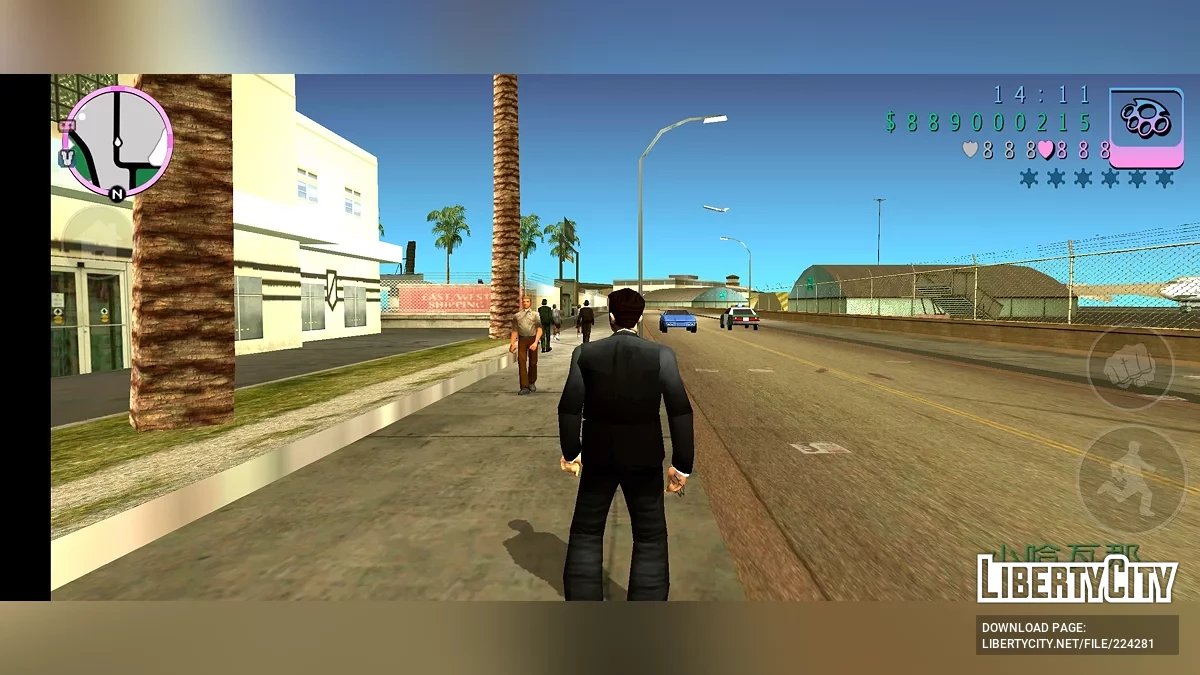Клод в костюме / GTA Vice City (iOS, Android)