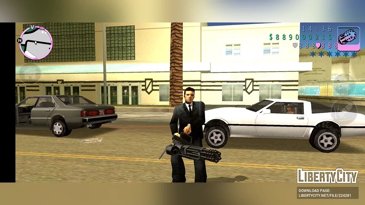 Клод в костюме / GTA Vice City (iOS, Android)