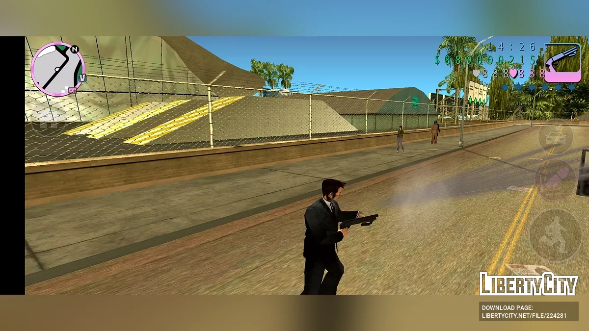 Клод в костюме / GTA Vice City (iOS, Android)