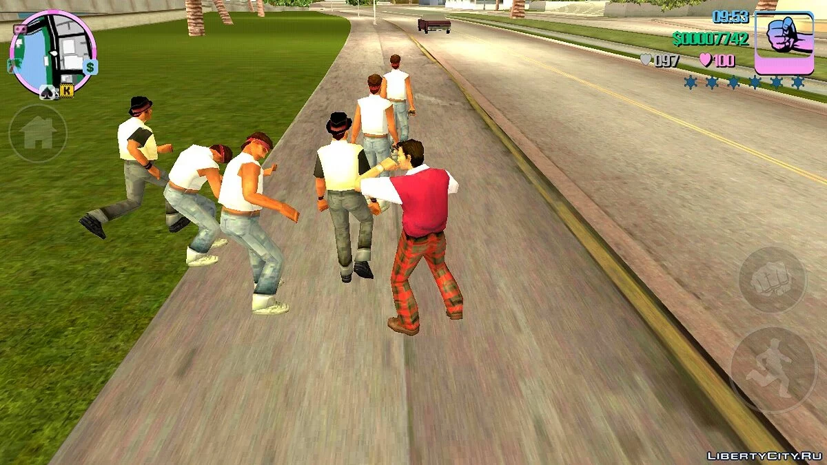 Вражеские банды вас не атакуют  / GTA Vice City (iOS, Android)