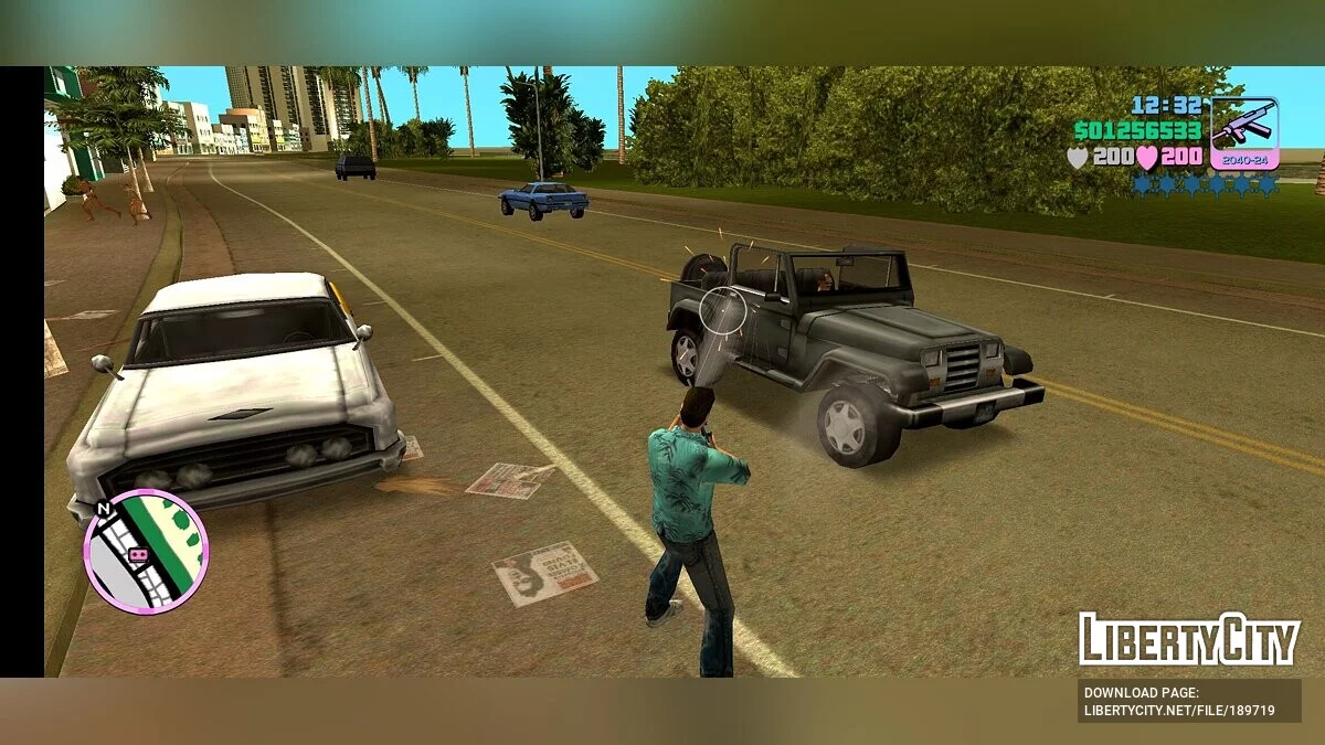 Поведение камеры, как на ПК-версии / GTA Vice City (iOS, Android)