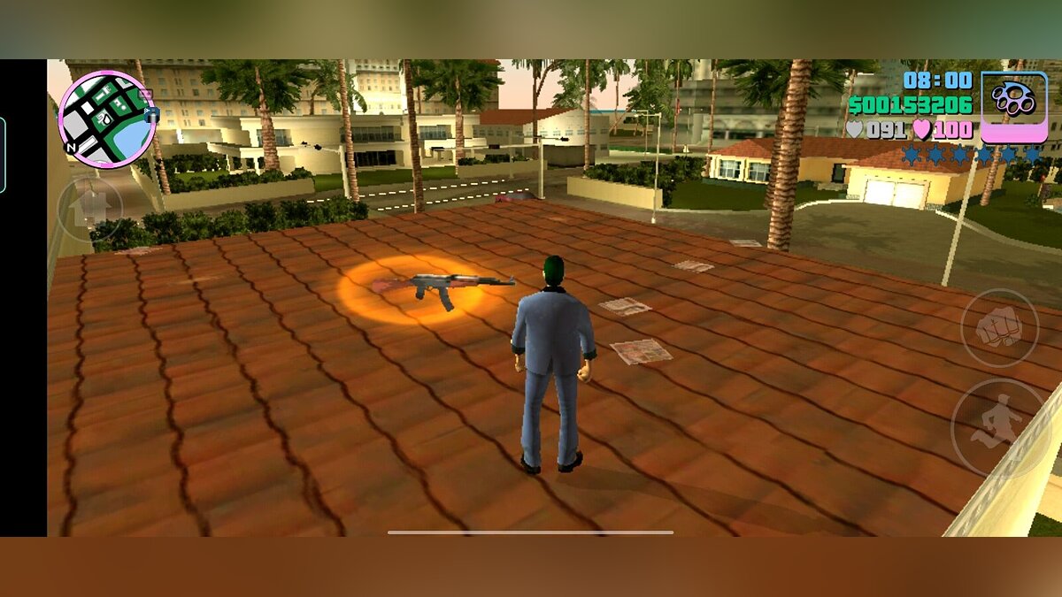 Скачать AK-47 на замену Крюгеру для GTA Vice City (iOS, Android)