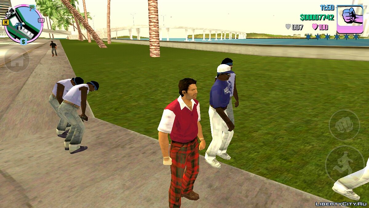Download Enemy gangs will not attack you for GTA Vice City (iOS, Android)