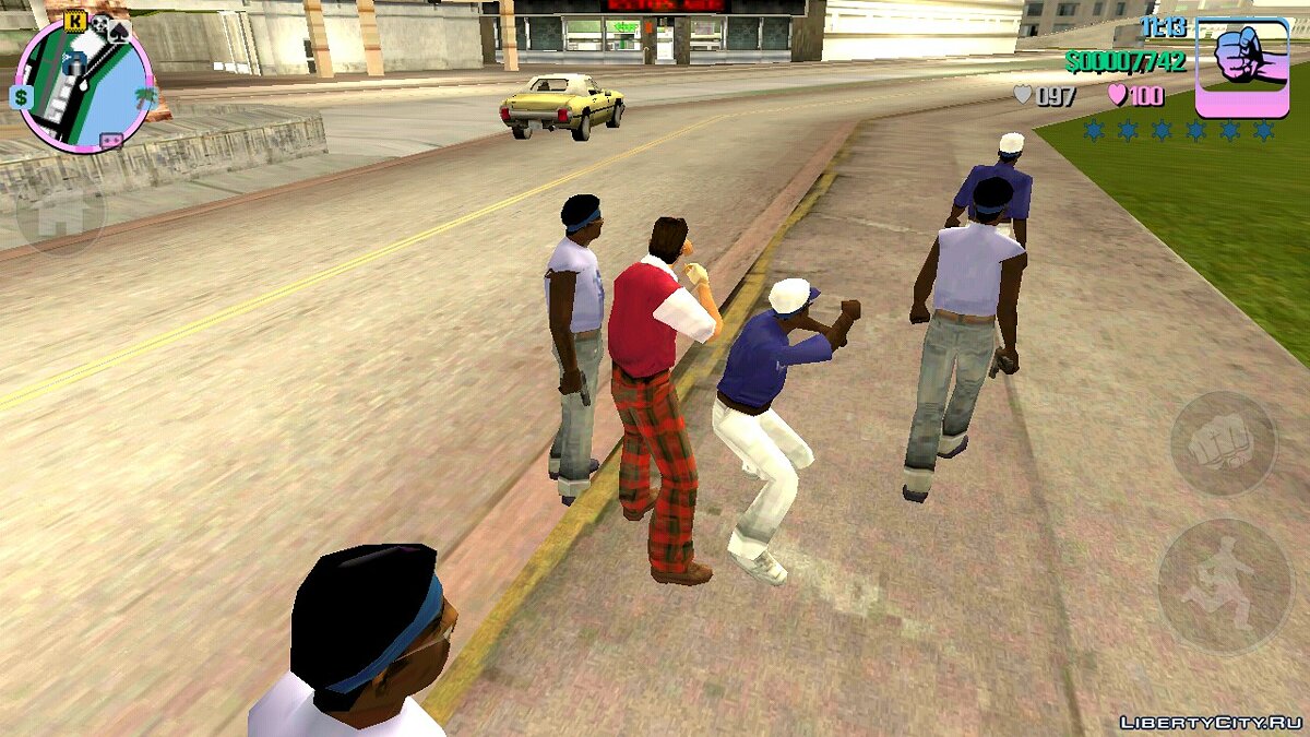 Enemy gangs will not attack you for GTA Vice City (iOS, Android) - Картинка #2