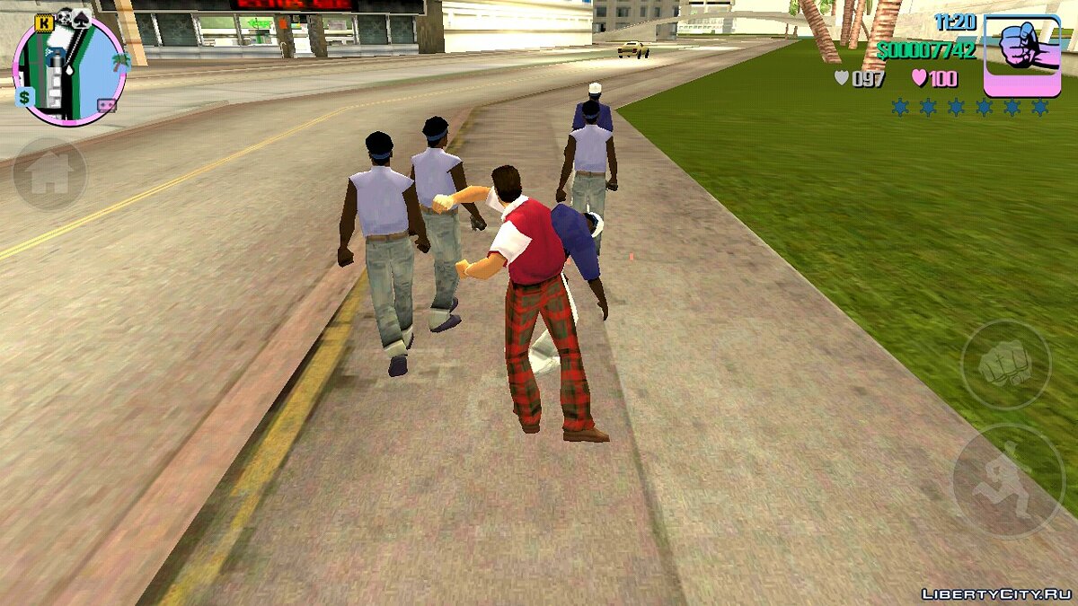 Enemy gangs will not attack you for GTA Vice City (iOS, Android) - Картинка #3