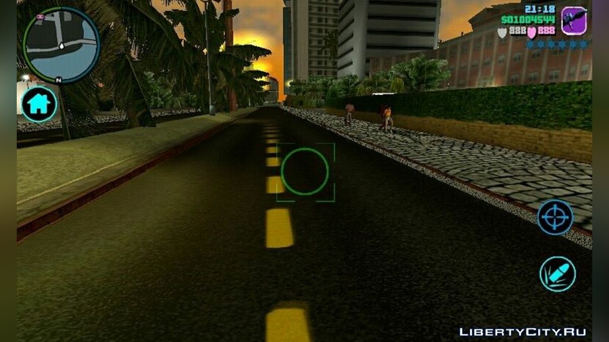 HD textures for roads and sidewalks for GTA Vice City (iOS, Android) - Картинка #3