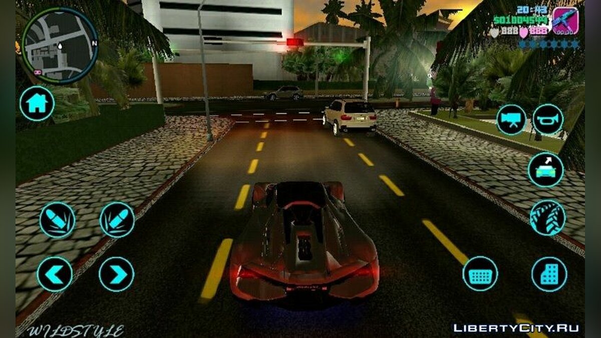 HD textures for roads and sidewalks for GTA Vice City (iOS, Android) - Картинка #6