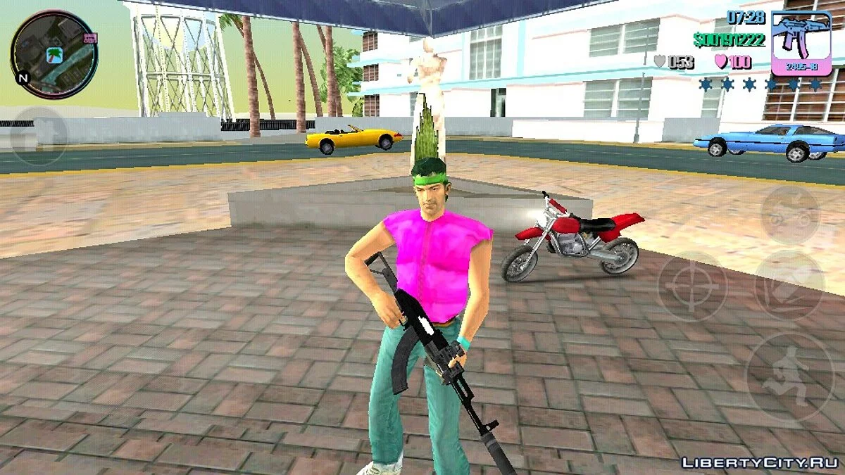 Скин байкера для GTA VC / GTA Vice City (iOS, Android)