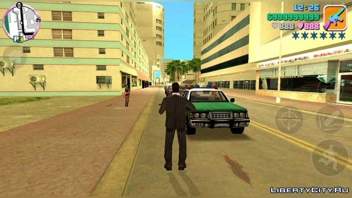 Новые значки на радаре и оружия / GTA Vice City (iOS, Android)