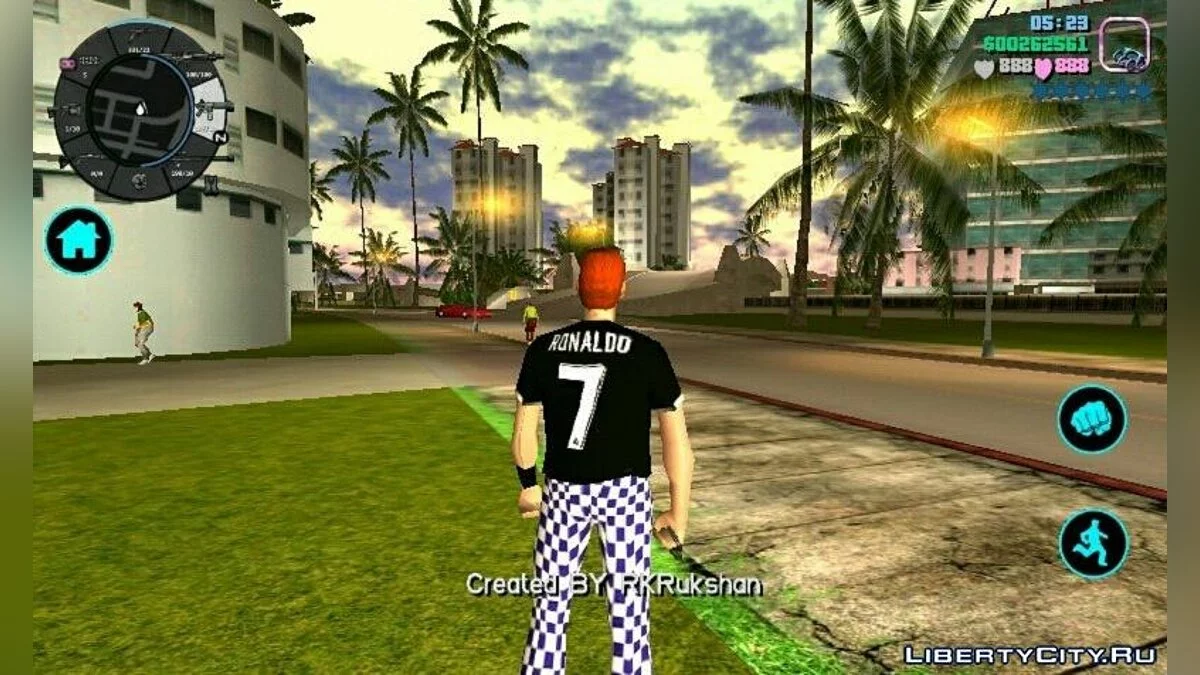 Футболка в стиле Роналду / GTA Vice City (iOS, Android)