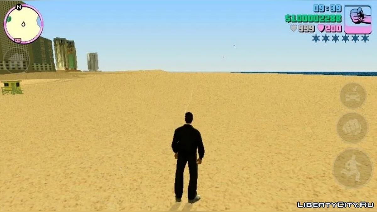 Новые текстуры травы, песка и воды / GTA Vice City (iOS, Android)
