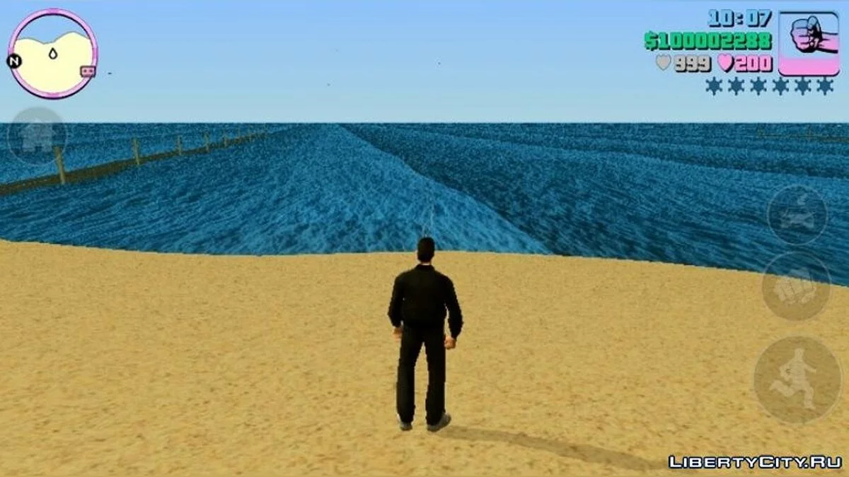 Новые текстуры травы, песка и воды / GTA Vice City (iOS, Android)