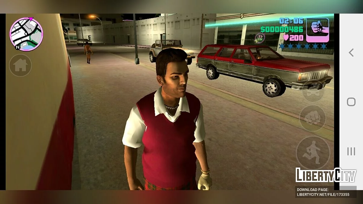 Качественный скин Томми Версетти / GTA Vice City (iOS, Android)
