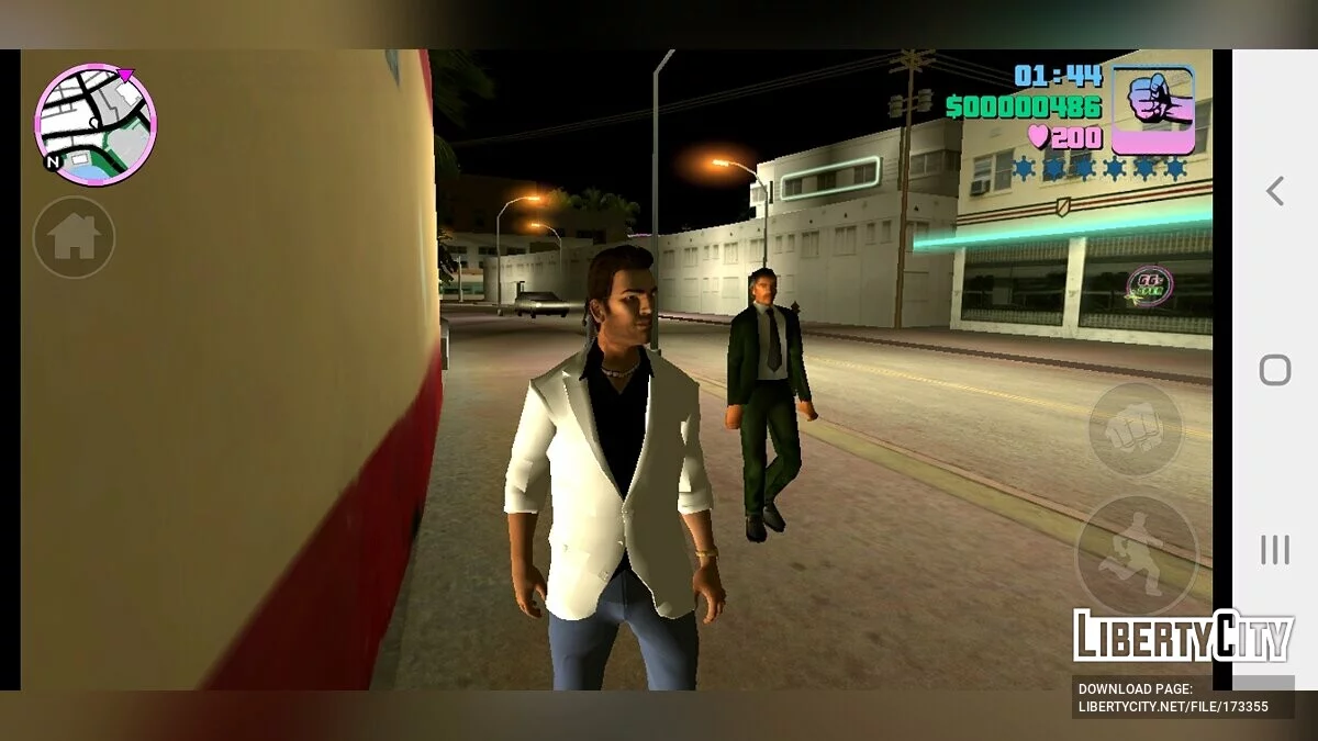 Качественный скин Томми Версетти / GTA Vice City (iOS, Android)
