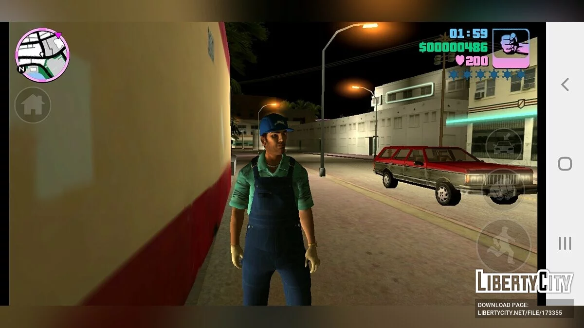 Качественный скин Томми Версетти / GTA Vice City (iOS, Android)
