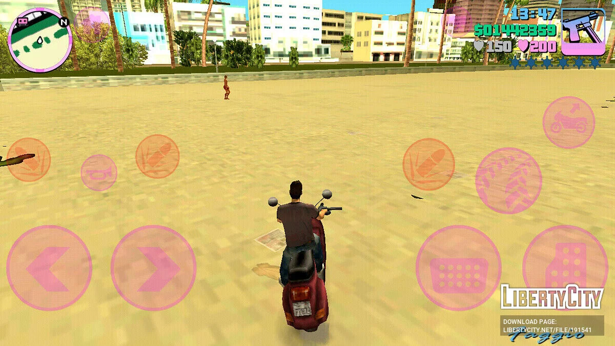 Цветные кнопки / GTA Vice City (iOS, Android)
