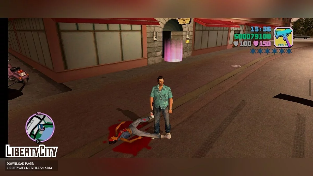 Интерфейс из ПК-версии / GTA Vice City (iOS, Android)
