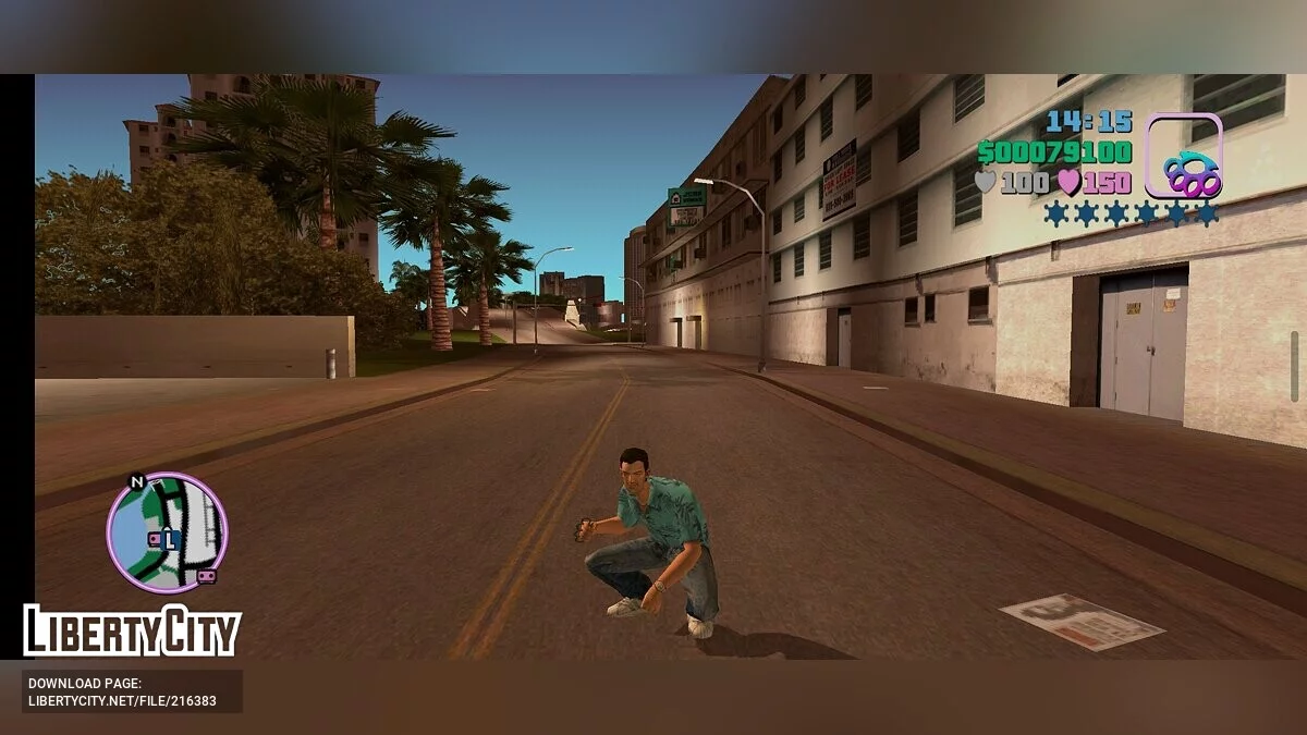 Интерфейс из ПК-версии / GTA Vice City (iOS, Android)