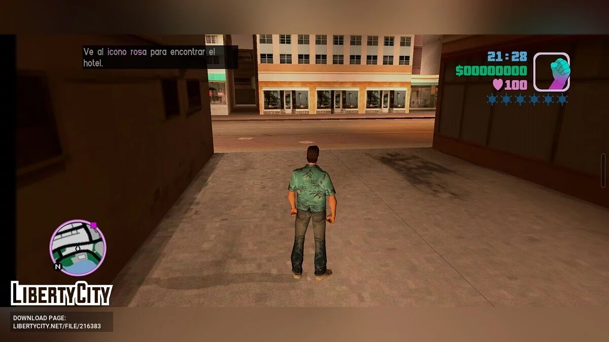 Интерфейс из ПК-версии / GTA Vice City (iOS, Android)