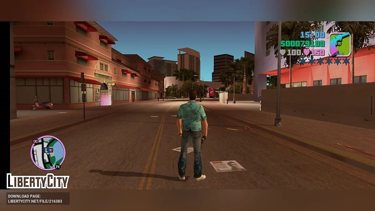Интерфейс из ПК-версии / GTA Vice City (iOS, Android)