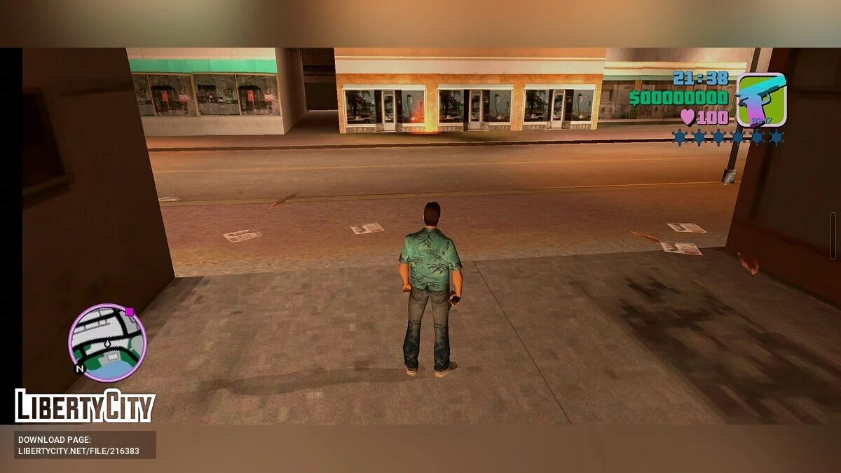 Интерфейс из ПК-версии / GTA Vice City (iOS, Android)