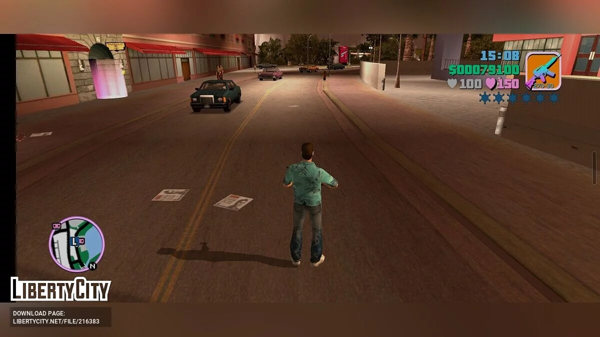 Интерфейс из ПК-версии / GTA Vice City (iOS, Android)