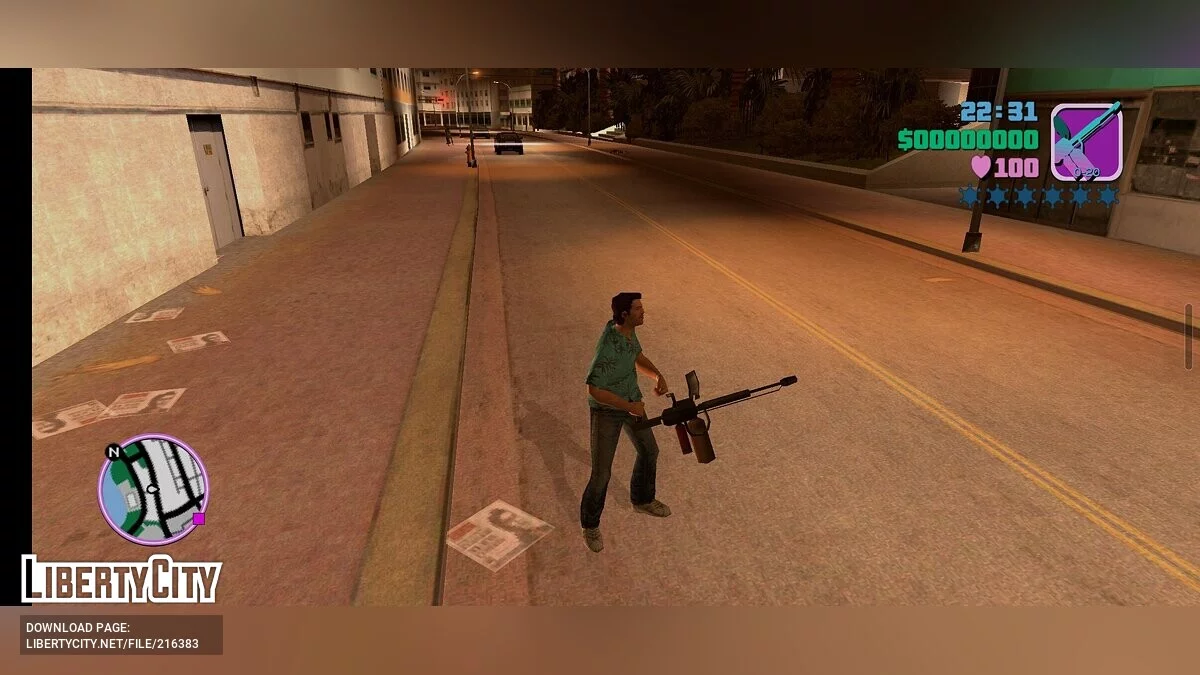 Интерфейс из ПК-версии / GTA Vice City (iOS, Android)
