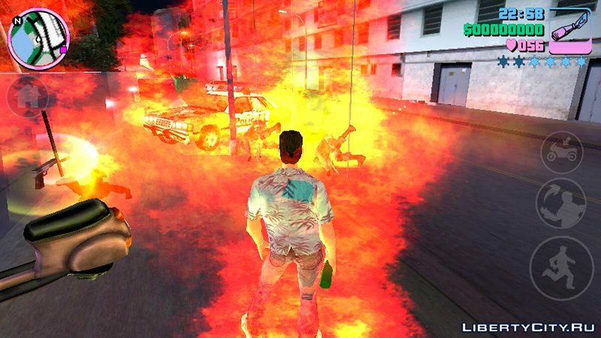 Новые эффекты огня для GTA Vice City (iOS, Android) - Картинка #5