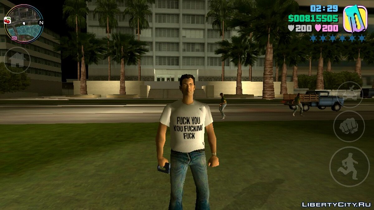 Новая футболка для Томми для GTA Vice City (iOS, Android) - Картинка #2
