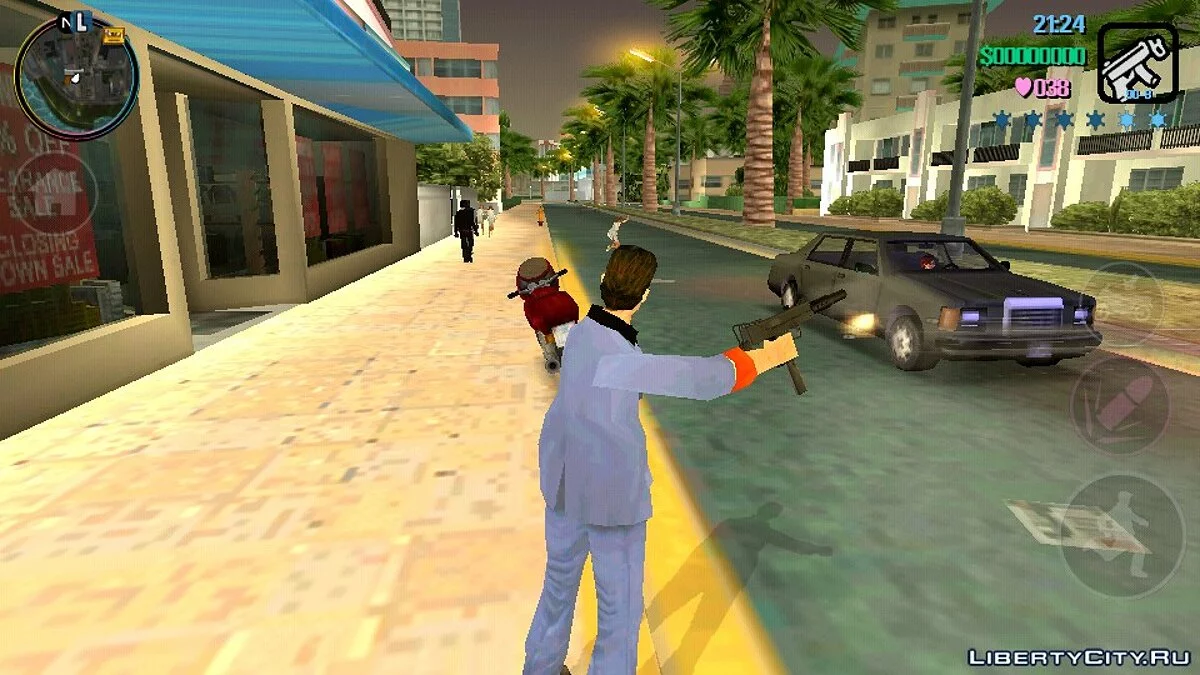 MAC 10 с глушителем для GTA Vice City / GTA Vice City (iOS, Android)