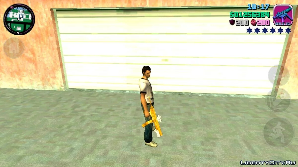 GTA 5 Combat PDW (только DFF) / GTA Vice City (iOS, Android)