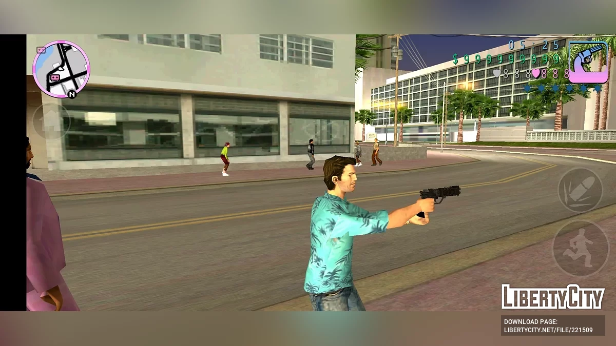 Пистолет-бластер из Blade Runner 2049 / GTA Vice City (iOS, Android)