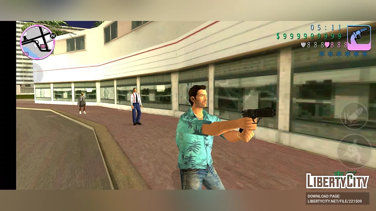 Пистолет-бластер из Blade Runner 2049 / GTA Vice City (iOS, Android)