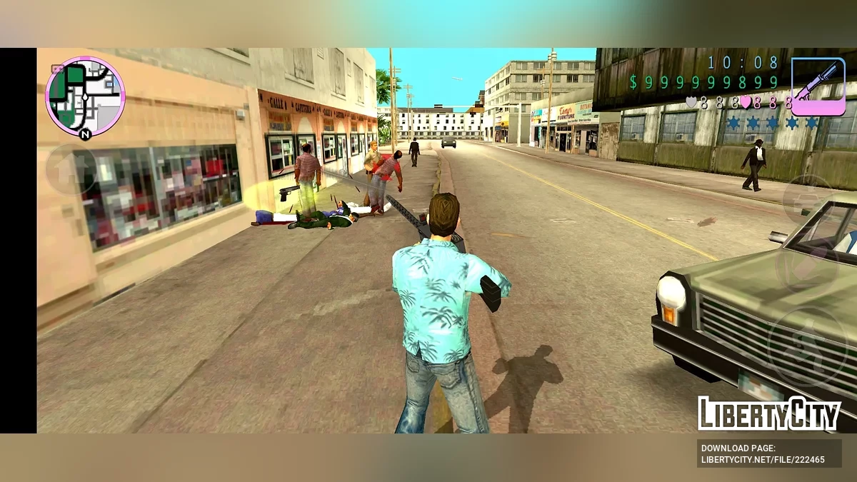Тяжелый пулемет из Shadow the Hedgehog / GTA Vice City (iOS, Android)
