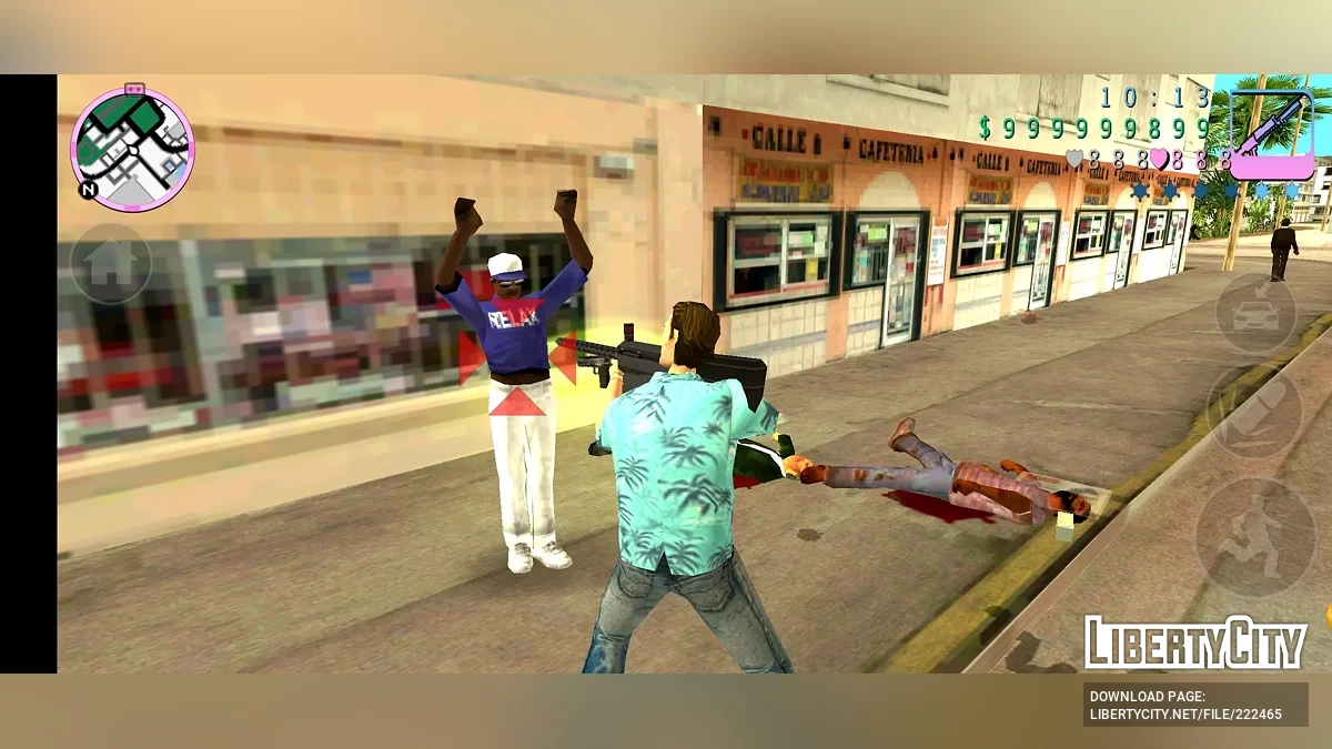 Тяжелый пулемет из Shadow the Hedgehog / GTA Vice City (iOS, Android)