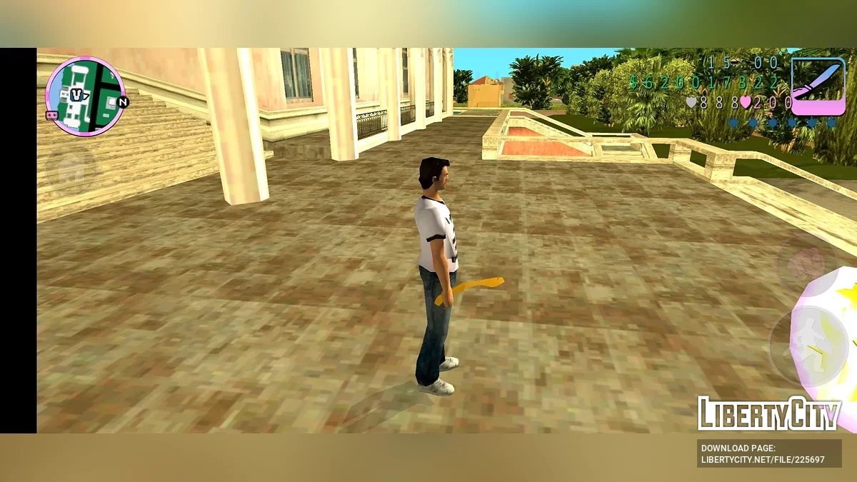 Золотой Непальский Нож Кукри / GTA Vice City (iOS, Android)