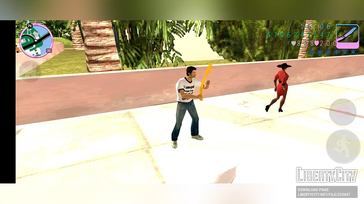 Золотой Непальский Нож Кукри / GTA Vice City (iOS, Android)