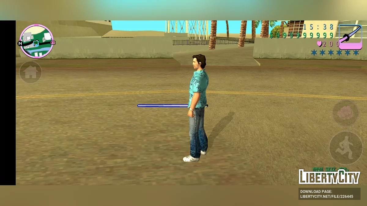 Четырехцветный световой меч / GTA Vice City (iOS, Android)