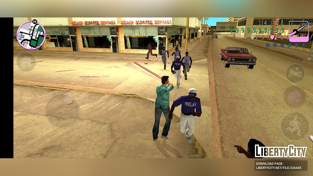 Четырехцветный световой меч / GTA Vice City (iOS, Android)