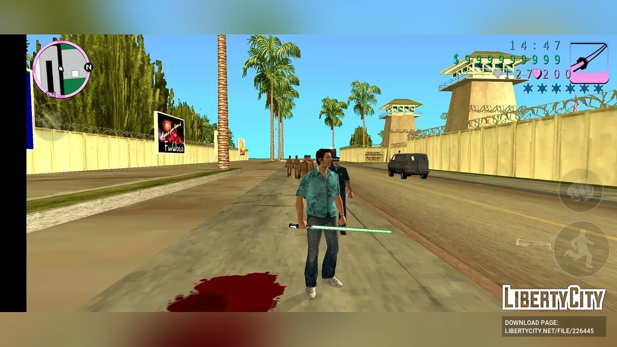 Четырехцветный световой меч / GTA Vice City (iOS, Android)